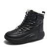 2025 winter new ins Korean version velvet high-top little white shoes female students high-top thick-soled casual warm 6022