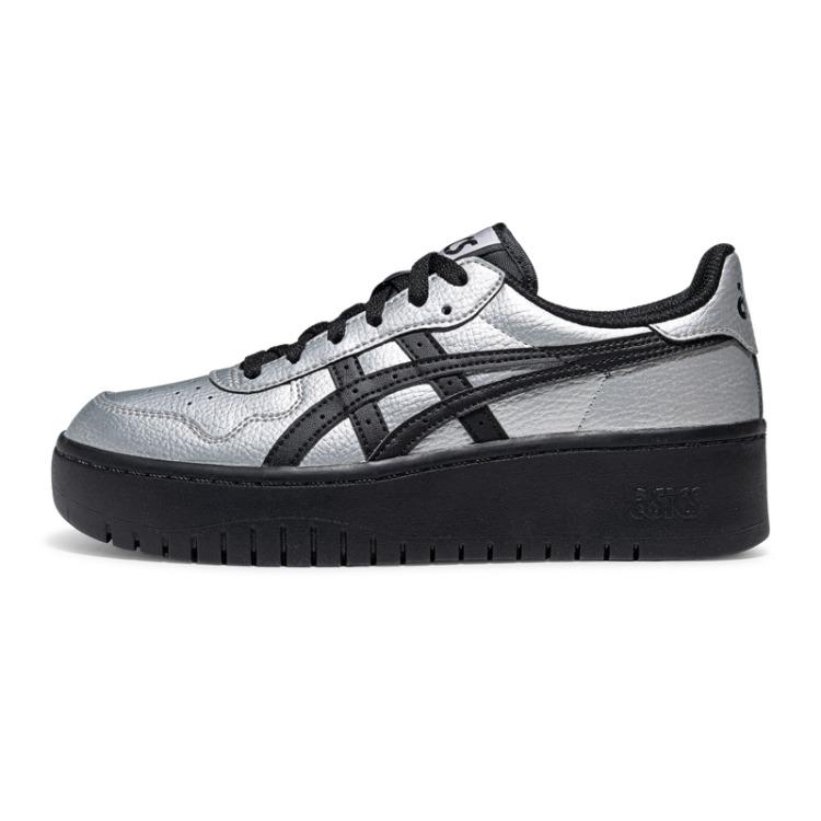 ASICS JAPAN S PF Casual Schoenen Dames Lage Top Zilver/Zwart 38 gray