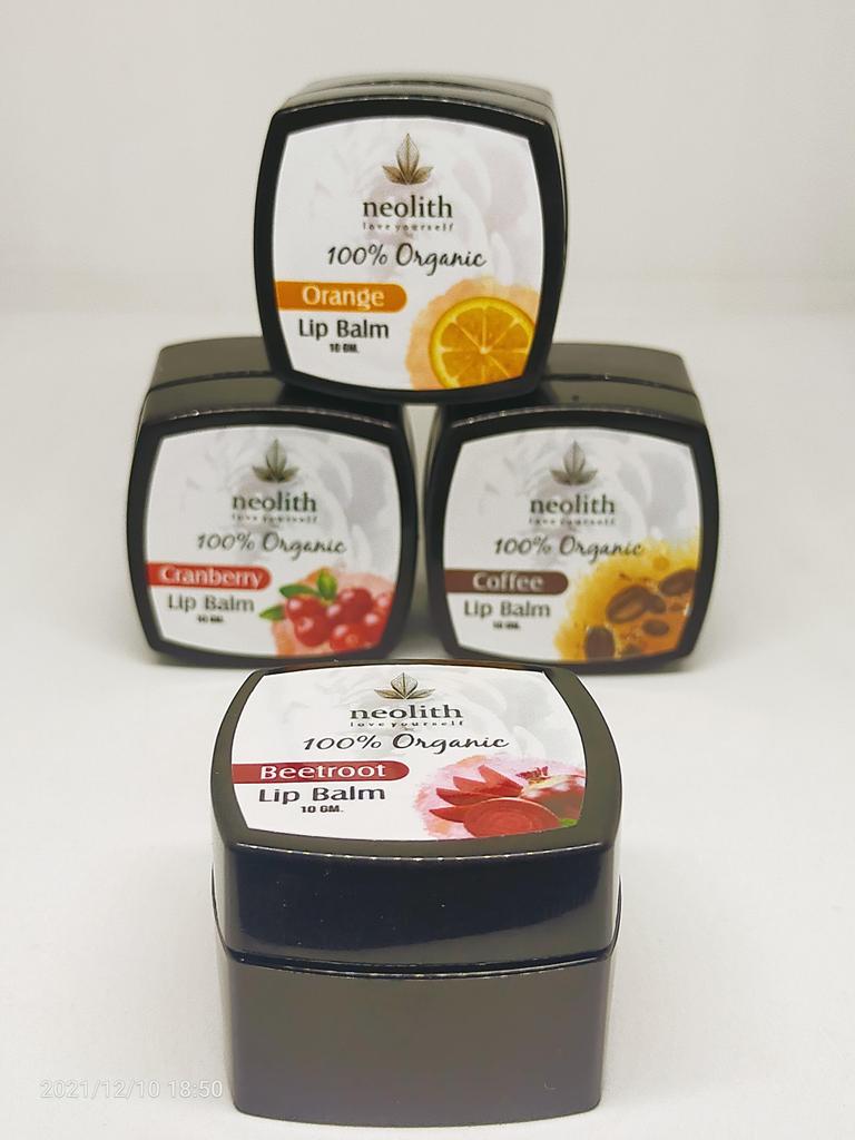 Neolith Baume à lèvres à la racine de betterave || 100 % biologique, sans parabène ni sulfate || Hydratant pour les lèvres, masque pour les lèvres || Soins des lèvres sèches et hachées || 10 GM