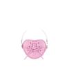 IELGY women's ballet style love handbag, bow sweet and cute shoulder messenger bag