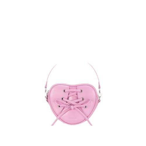 IELGY women's ballet style love handbag, bow sweet and cute shoulder messenger bag