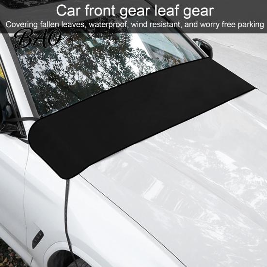 Rain And Sun Protection for Wipers Car Windshield Leaf Guard Cover, Gutter Dustproof Protector Lightweight Polyester Shield Wiper Area, Double-Sided