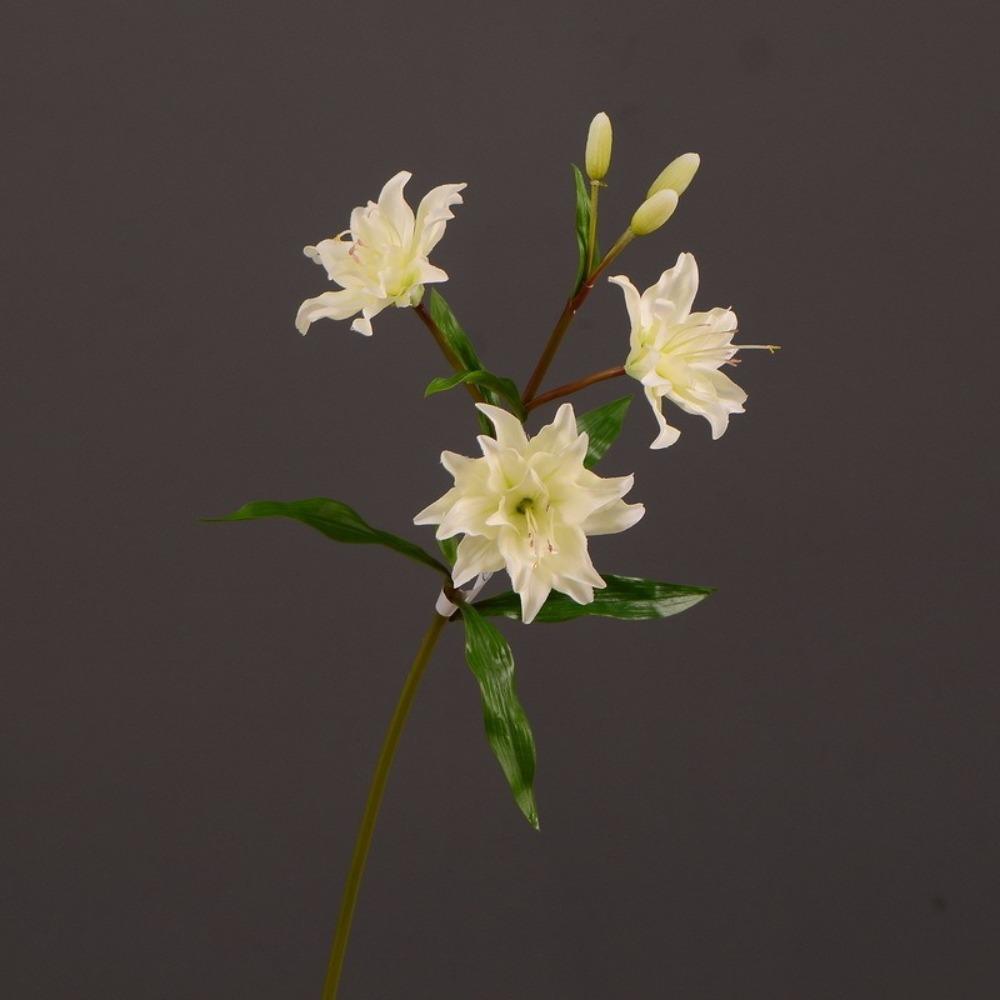 

Beautiful Simulation Flower Real Touch Fake Flower Artificial Flower Branch Living Room Desktop білий