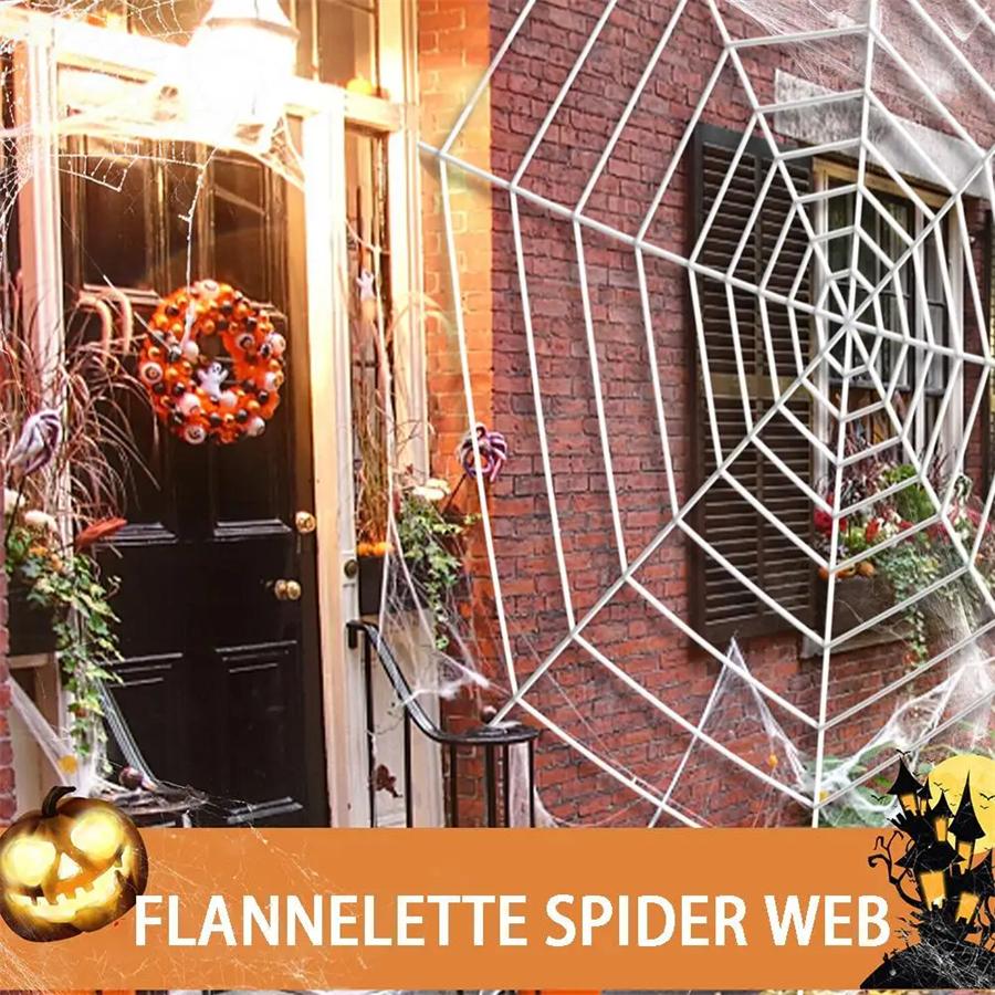 150/250cm Black White Spider Web Giant Stretchy Cobweb For Home Bar Garden Haunted House Horror Props Halloween Party Decoration