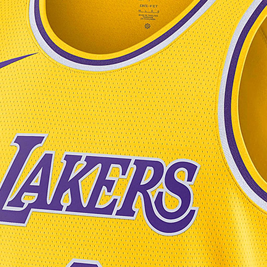Nike LA Lakers Russell Westbrook No. 0 Pullover Basketball Vest 22-23 Men Tops Yellow DN2009-730