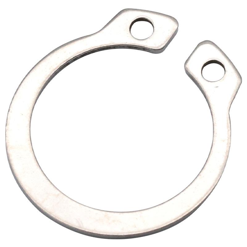 304 Stainless Steel C-Type External Retaining Ring, Widened and Elastic, Yellow, DIN471
