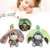 Relief Anxiety Breathing Avocado Strawberry Donkey Plush Toy Kids Soothing Doll