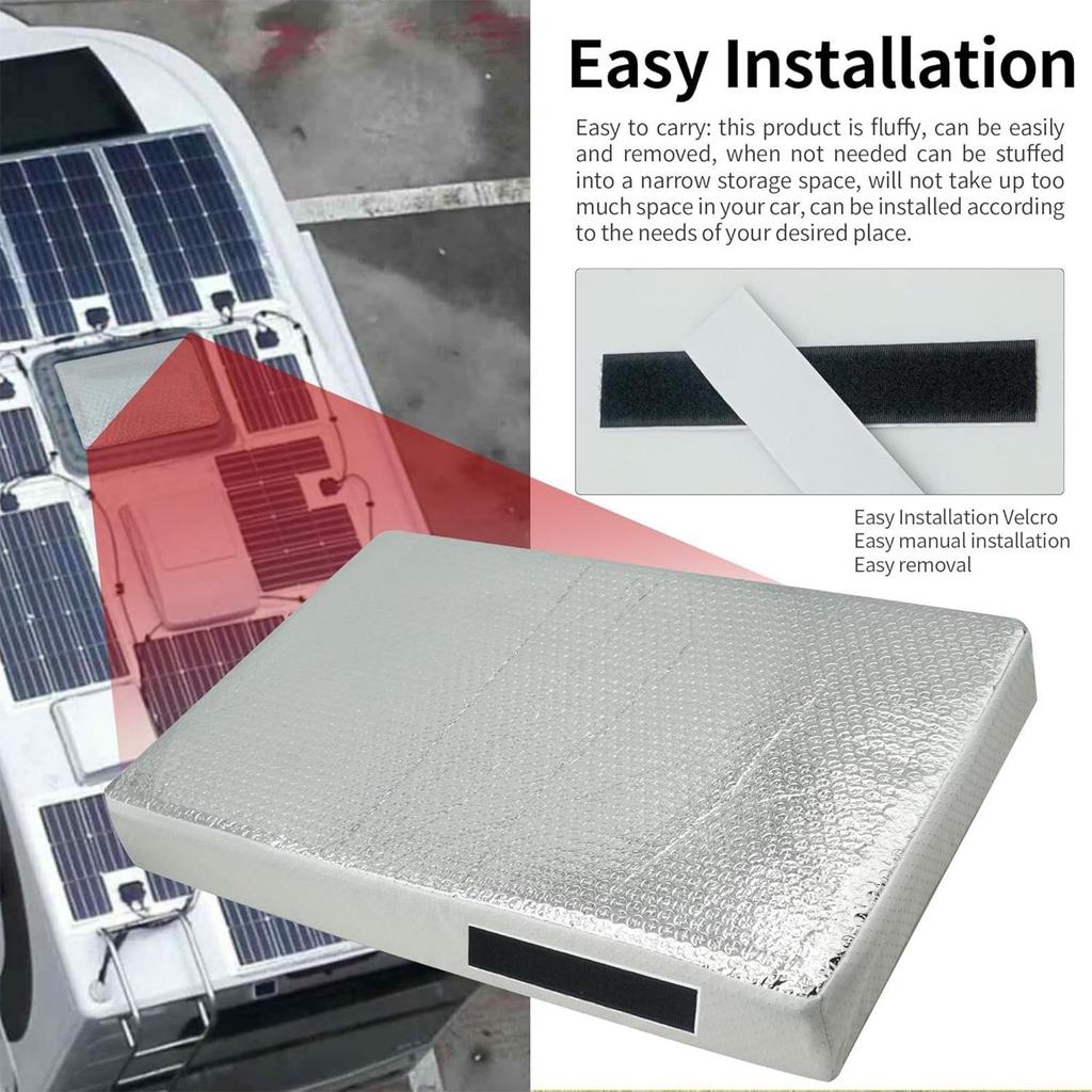 NEW RV Vent Covers For Roof Reflective Waterproof RV Sky Light Shade Ventilation Accessory For Trailer Caravan Bathroom Shower