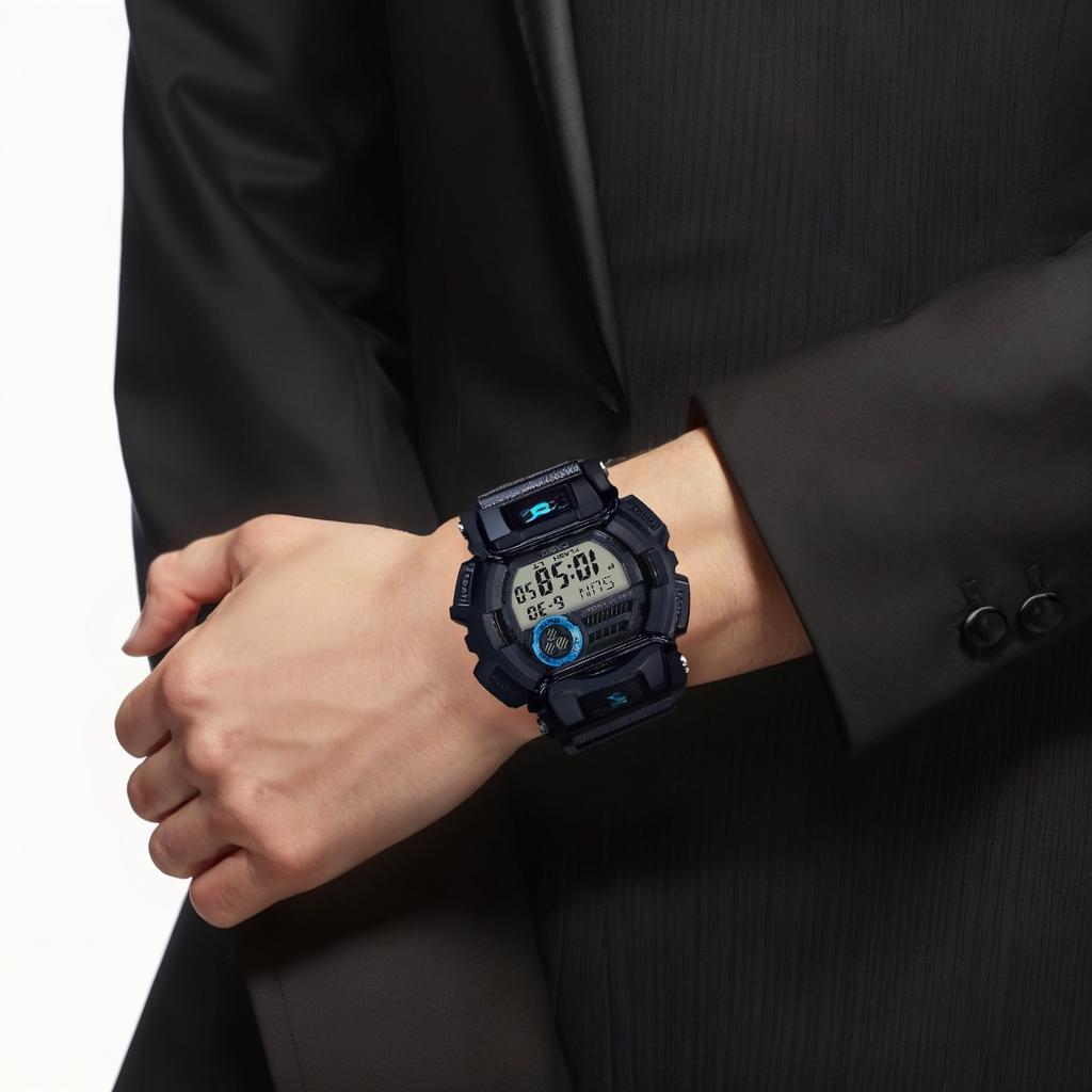 Casio Męski Czarny Zegarek GD400-1B2 GD400-1B2