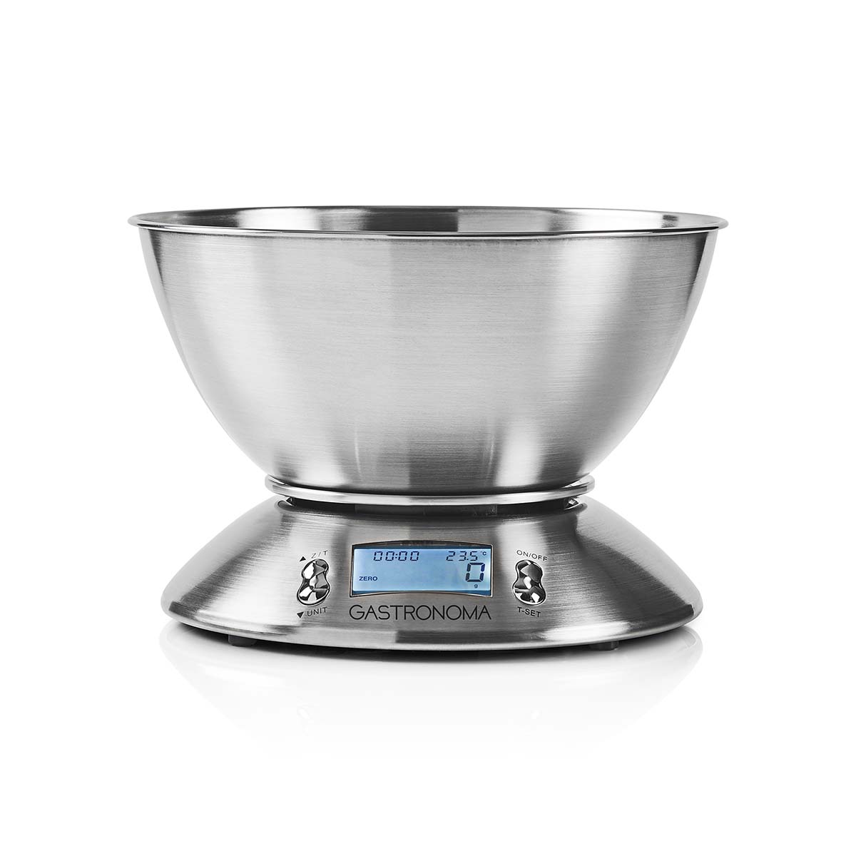 Gastronoma Digitale Küchenwaage 18310021 5 1 Edelstahl Timer Thermometer