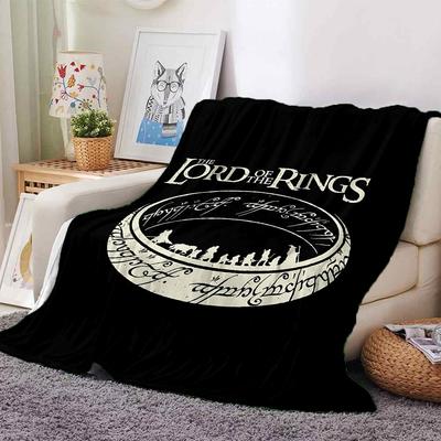 1pc Lord of the Rings Flannel Blanket Soft Warm Throw for Home, Office, Travel, All-Season Cozy Bedding GiftL1308