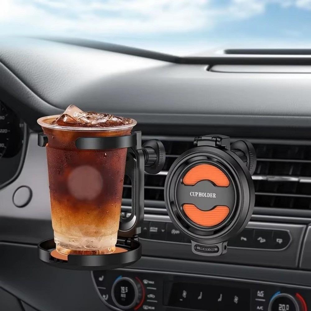 Foldable Car Beverage Holder Durable Air Outlet Vent Drink Bracket Car Cup Holder Coffee Cup