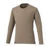 Soft Dry Training Size M Men's T-Shirt (Long Sleeve), Moisture-Wicking, Quick-Drying, Camel, (32MAB029)