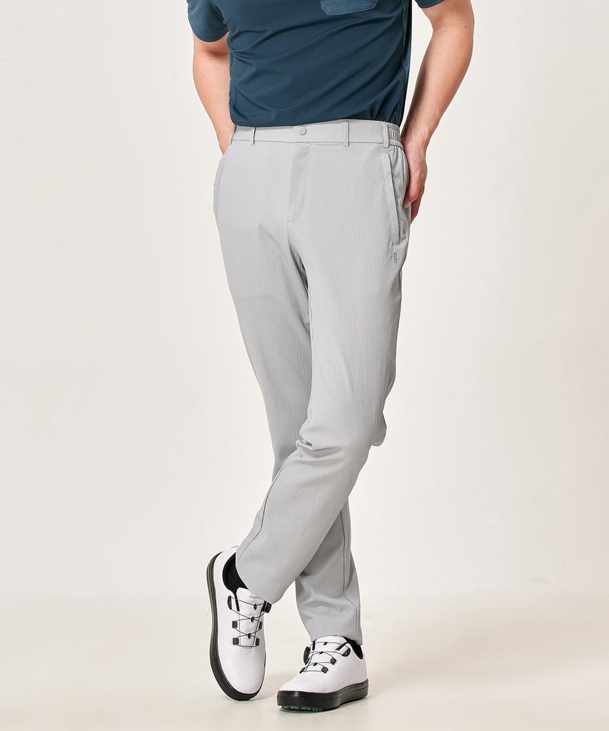 BILTMORE Men'S Golf Seersucker Tapered Elastic Pants