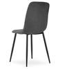 RIFT chair - grey corduroy / black legs x 4