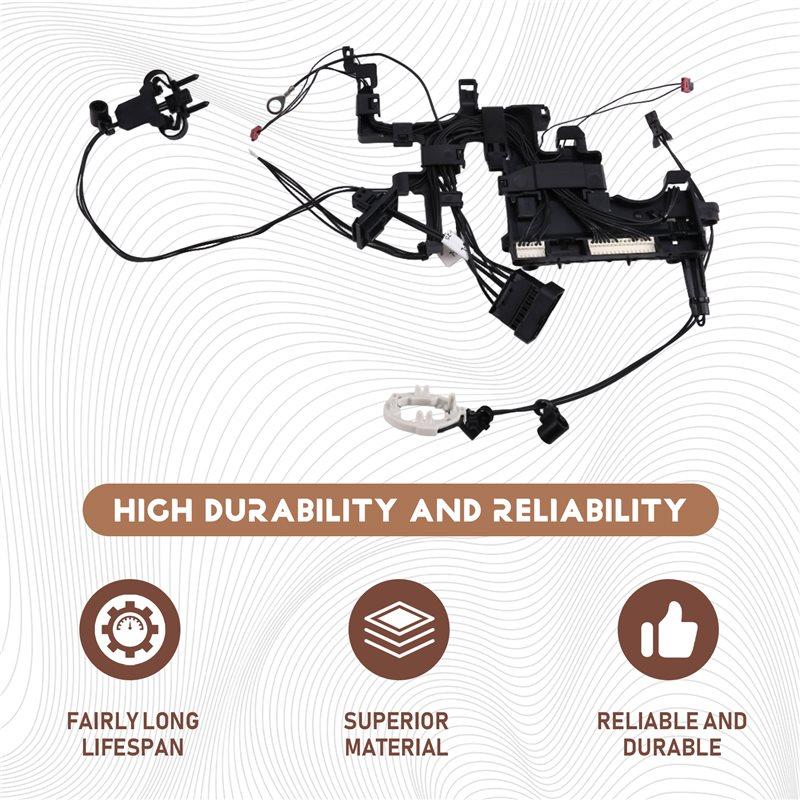 For BMW F32 X5 X6 F10 LCI Headlight Wiring Harness Without Follow-Up Test Leads 63117355073 Left