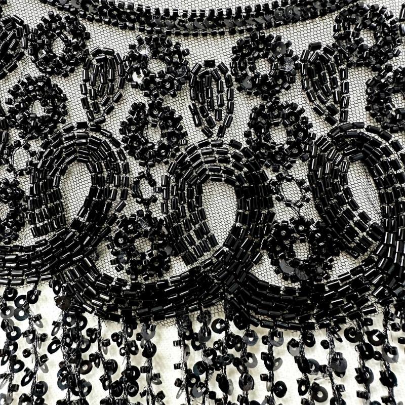 Glitter Fringe Detachable Collar Shawl Scarf For Women Elegant Party Accessory