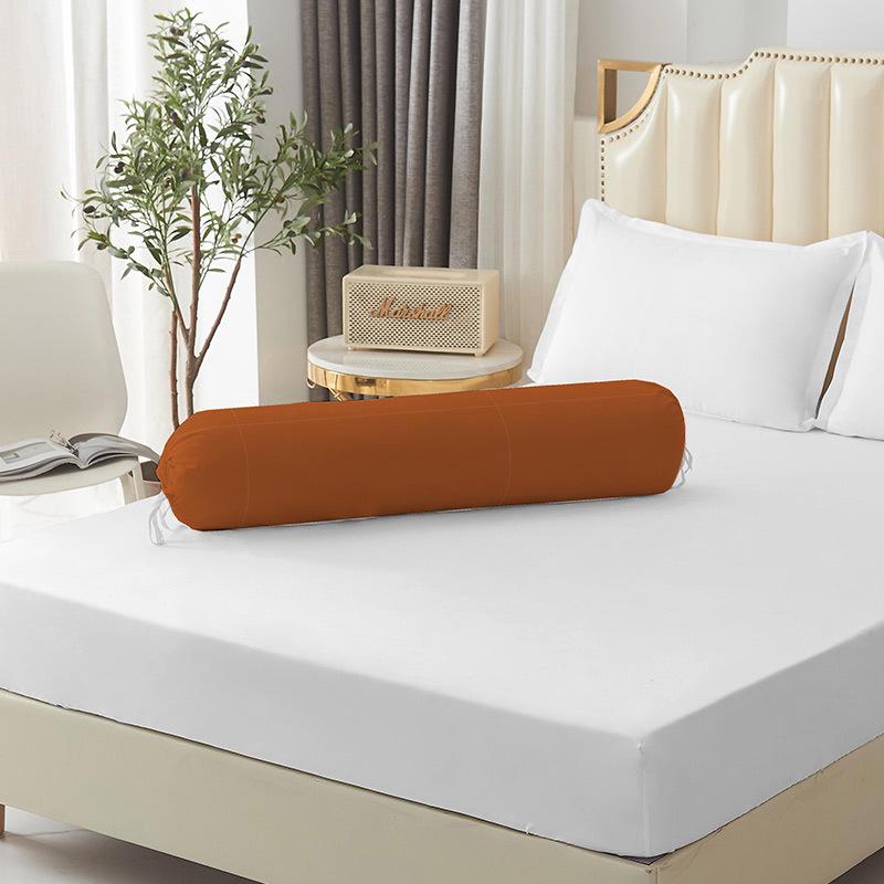 Jednobarevný válcový dlouhý povlak na polštář