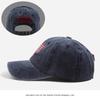 Baseball Cap Embroidered Letters Sunshade Sports and Leisure Outdoor Adjustable Washing and Old Curved Brim Sunshade Hat