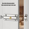8Pcs Stainless Steel Automatic Spring Door Latches Bolt Antitheft Security Button Lock Door Hardware Easy to Install