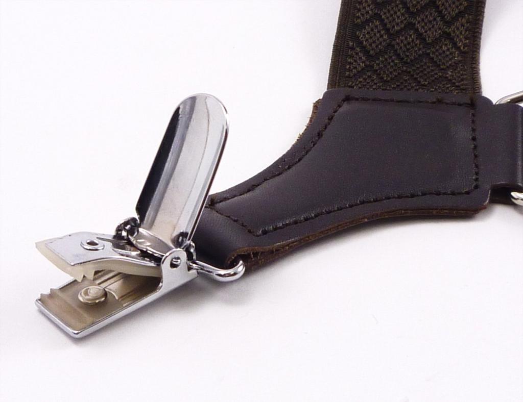 [Peace Workshop] Holster Suspenders for Men, Philip, Made In Japan, 30mm Width, Chocolate
