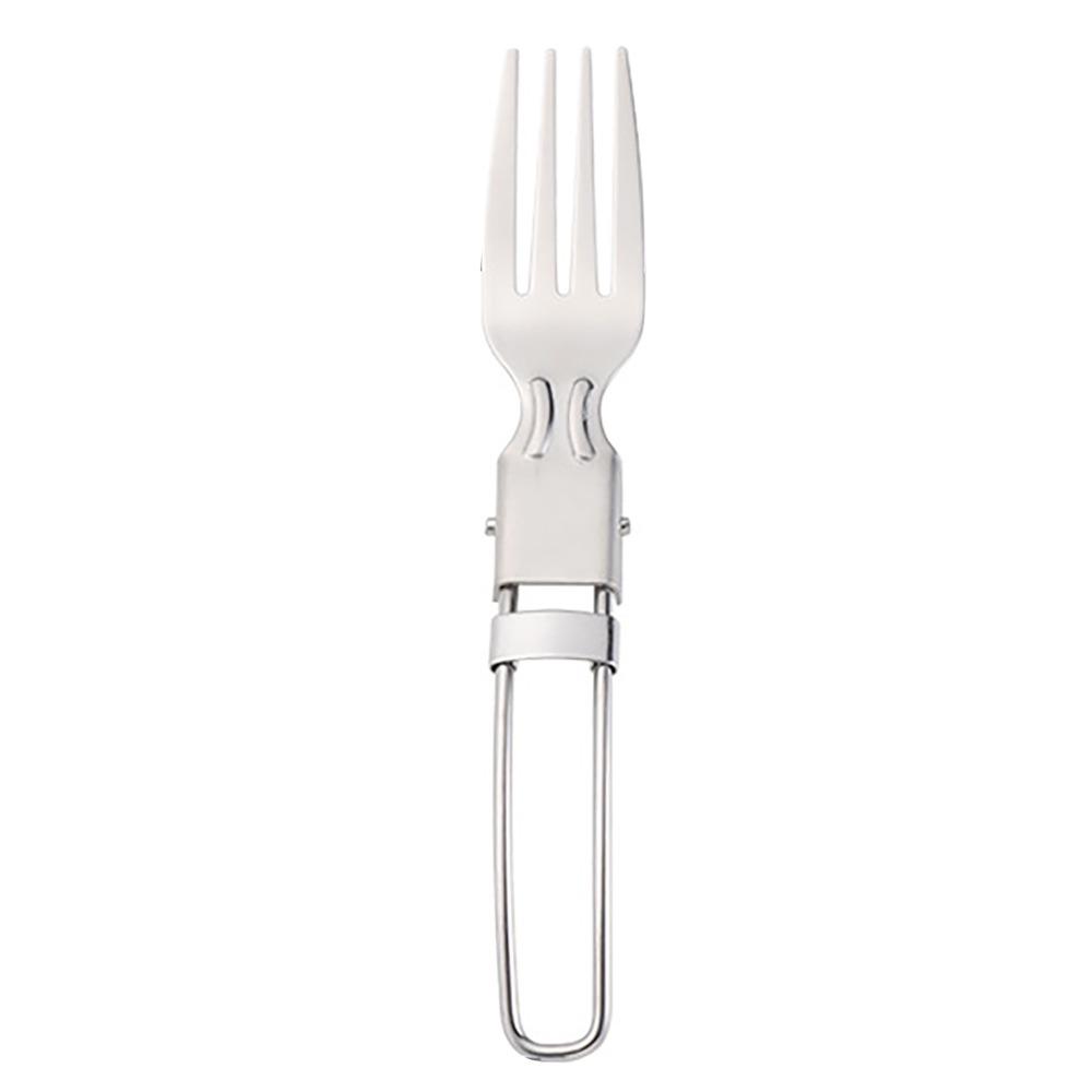 3Pcs 304 Stainless Steel Folding Spork Smooth Polished Dinner Utensils  Daily Dining