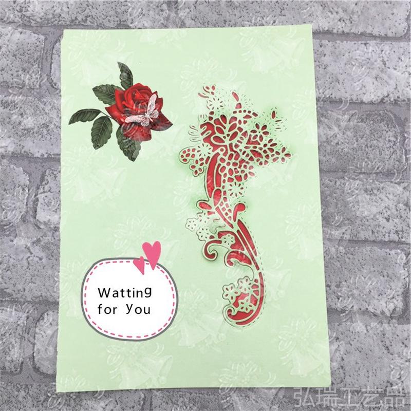 Lace Flower Border Metal Cutting Dies Stencils Die Cut DIY Scrapbooking Album Paper Card Embossing