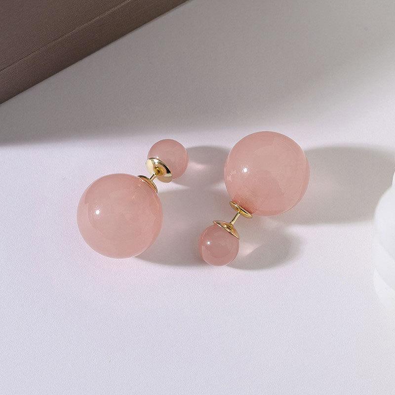 Cercei cu Perle Argintii cu Diamante - Design Elegant de Nișă pentru Femei