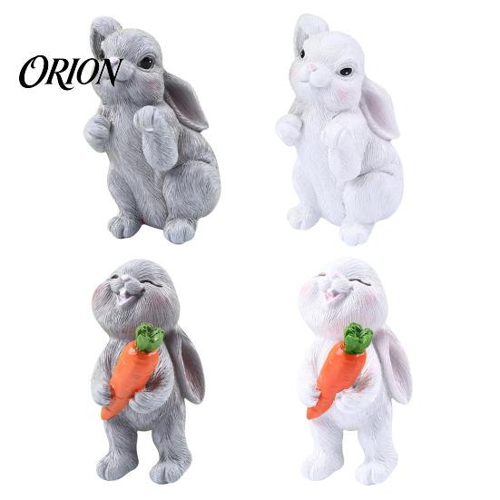 Nail Free Key Holders Easter Rabbit Cartoon Sticky Hook, Resin Adhesive Wall Hanger, Small Item Organizers Bunny Decorative Storage Hook for