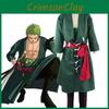 Conjunto de Ropa Premium de Roronoa Zoro para Cosplay y Juego de Rol