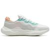 Anta Vielfalt Trainingskollektion Trainingsschuhe Damen Niedrig geschnitten Elfenbeinweiß/Fluss-Aqua-Blau Sneaker 122237718-5