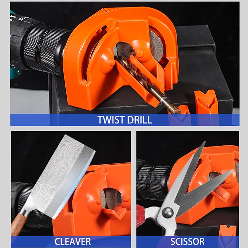 Affûteuse pour forets hélicoïdaux 2-16 mm Outils de meulage ménagers Polissage double face