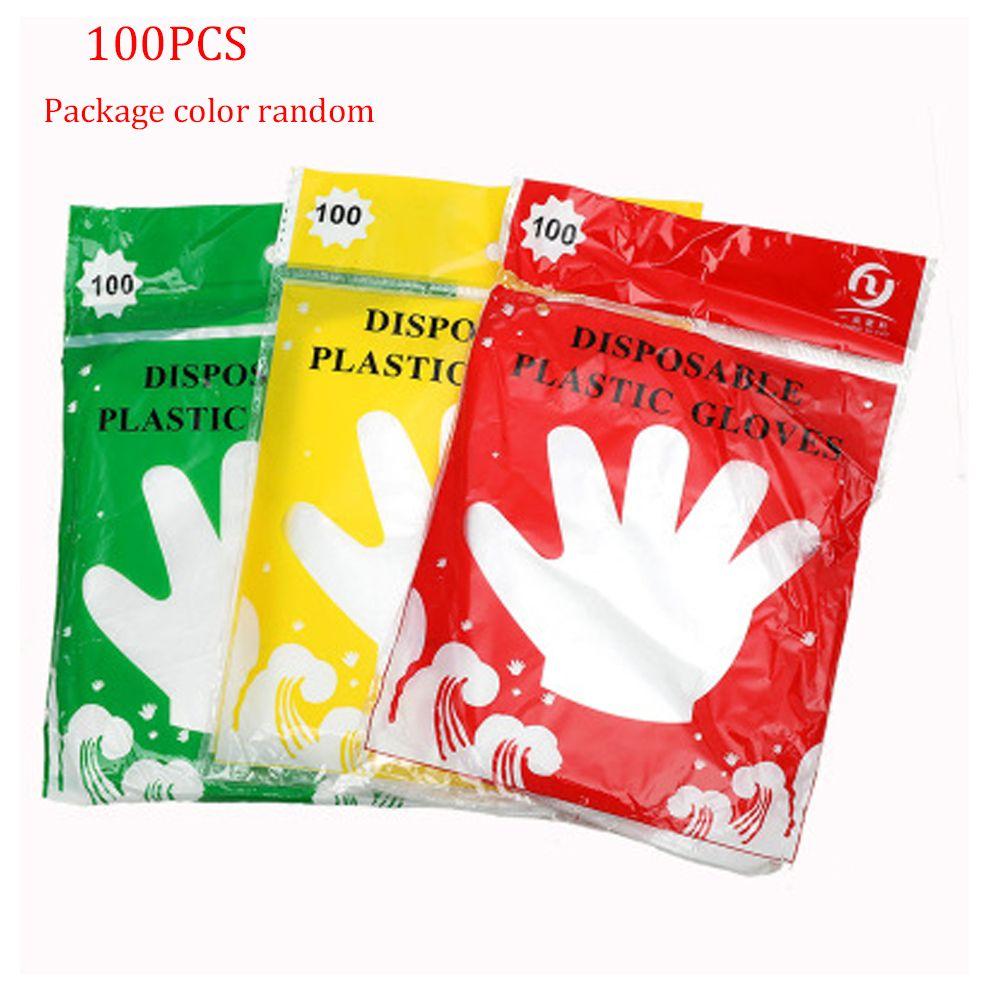 Polyethylene Kitchen Vegetable Fruit Avoid Direct Touch Disposable Gloves Catering Plastic Clear
