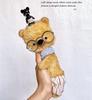 [USED] Artist Bear Plush Teddy Bear Caramel Bear Bear