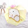 1pc Cute Cartoon Lamb Automatic Opening/Closing Umbrella with Wings - Portable Folding Design, 8-Bone Iron Frame Outdoor Umbrella for Fans, Travelers,