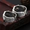 Hip-Hop Herren Fingerringe Metall Geometrisch Koreanischer Stil Ring Männlich Herren Öffnungsring Spielkartenringe Herrenring Punk Stil Ring
