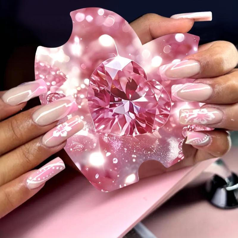 10Pcs Nail Art Display Cards Thickened Handmade Press On Nails Photography Prop For Home DIY Nail Art Creation Display
