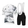 Santic Cycling Jersey, Short Sleeve Top and Bottom Set, Cycling Wear, for Cycling, Bicycles, and Road Bikes