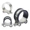 Durable Hose Clamp Stainless Steel Clamp, Adjustable Heavy Duty Clip, Leakproof Universal Metal for Automotive, Plumbing, Garden Connection Clip