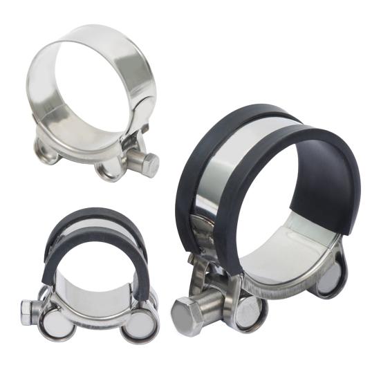 Durable Hose Clamp Stainless Steel Clamp, Adjustable Heavy Duty Clip, Leakproof Universal Metal for Automotive, Plumbing, Garden Connection Clip