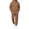 Ensemble Sweat à capuche Sweatshirt Homme Couleur Tenue Décontractée Deux Pièces pour Printemps et Automne