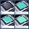 Thermal Pad, Thermalright JLJ Silicone Thermal Pads 80x40x1mm, High Temperature Resistance and Non Conductive for Laptop Heatsink/GPU/CPU/LED Cooler