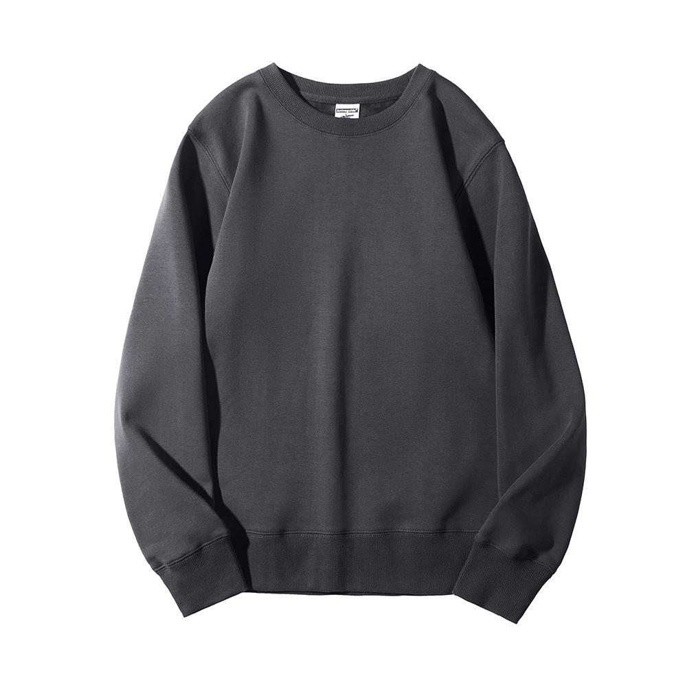 Men's AG600g Super Soft Crew Neck Sweatshirt - High-End Heavyweight Casual with Trendy Print for Autumn