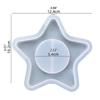 Five Pointed Star Silicone Mal Candle Holder Kandelaar Epoxyhars Mal Kaar Houder Epoxy Mould DIY Candle Holder Silicone Mould