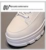 2025 New Women's British Style Ankle Boots - Autumn Collection, Versatile Thick Sole Martin Boots with Inner Lift for a Slimming Effect