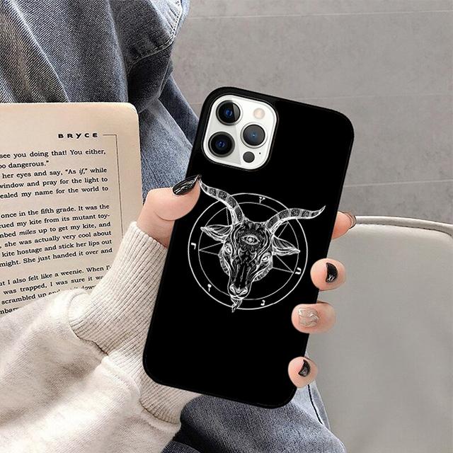 Devil Satan Mobile Soft Case For iPhone 17 Air 16 15 12 Pro Max 13 11 14 Pro Max Max SE2020 Plus Phone Cover