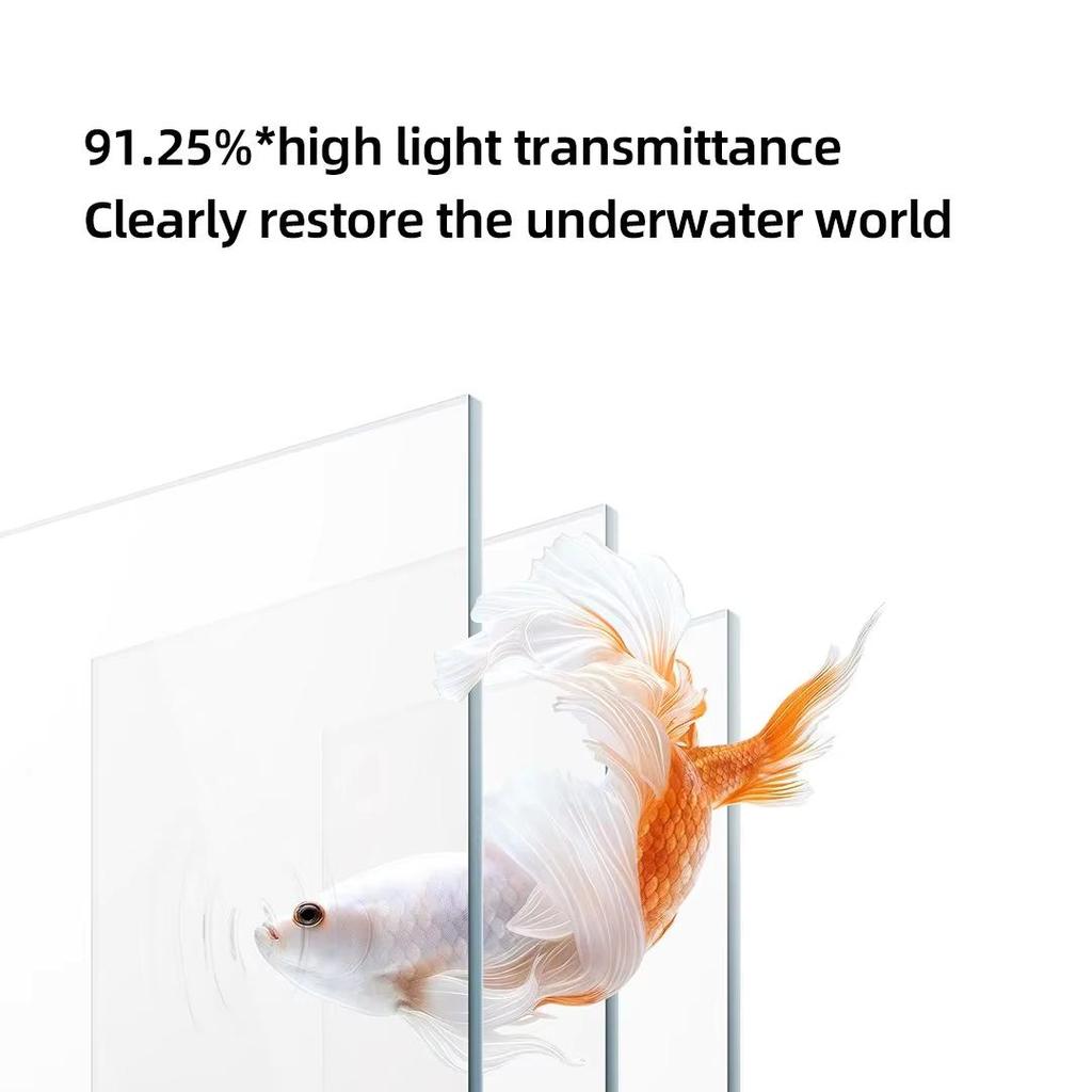 Novo Tanque de Peixes Inteligente de Mesa Mijia 10L Alimentação Remota Via APP Sistema de Filtragem Profissional Funciona Com Mi Home CN