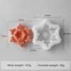 DIY Christmas Snowflake Silicone Candle Mold Handmade Soap Aroma Candle Molds Chocolate Candy Baking Tool