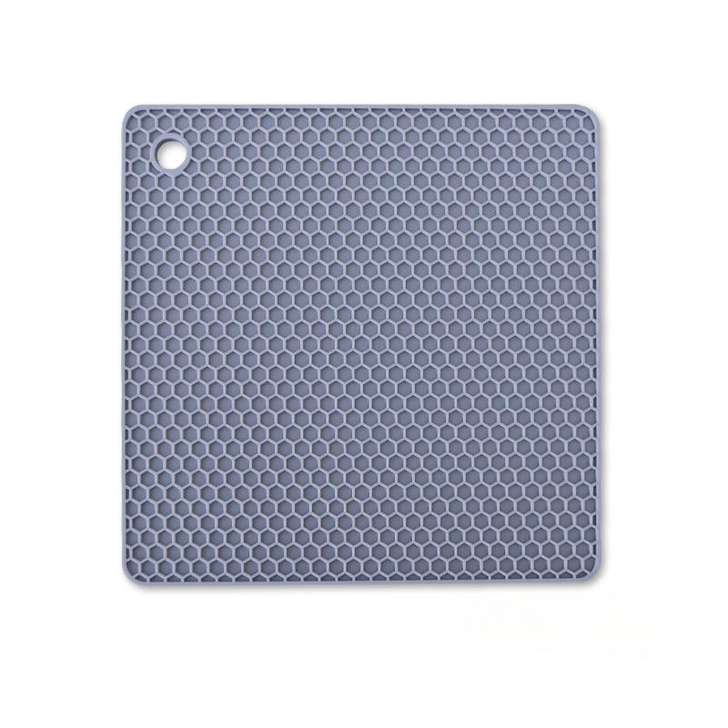 18cm Honeycomb Silicone Mat Drink Cup Coasters Heat Resistant Placemat Bowl Pad Square Non-Slip Pot Holder Kitchen Accessories