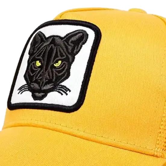 Baseballkappe Atmungsaktives Mesh-Splicing Verlängerter Schirm Tierdruck Sportmütze Verstellbar